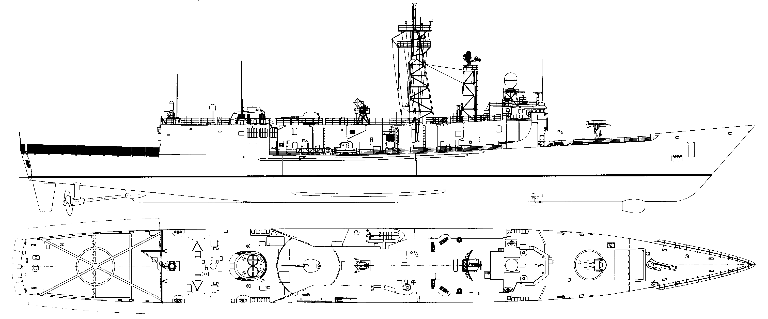 Чертежи современных кораблей