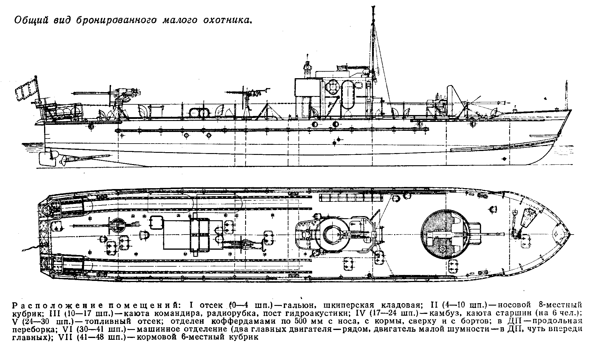 Мо 4 морской охотник чертежи