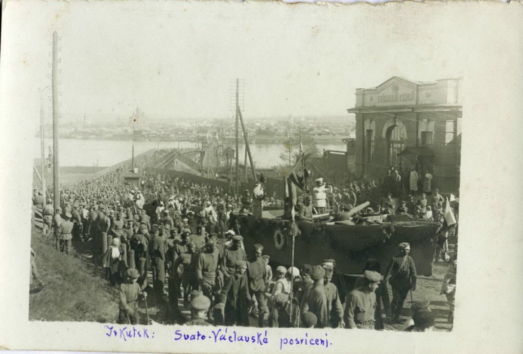 польский солда 1919 парад ольша. иркутск кинохроника.