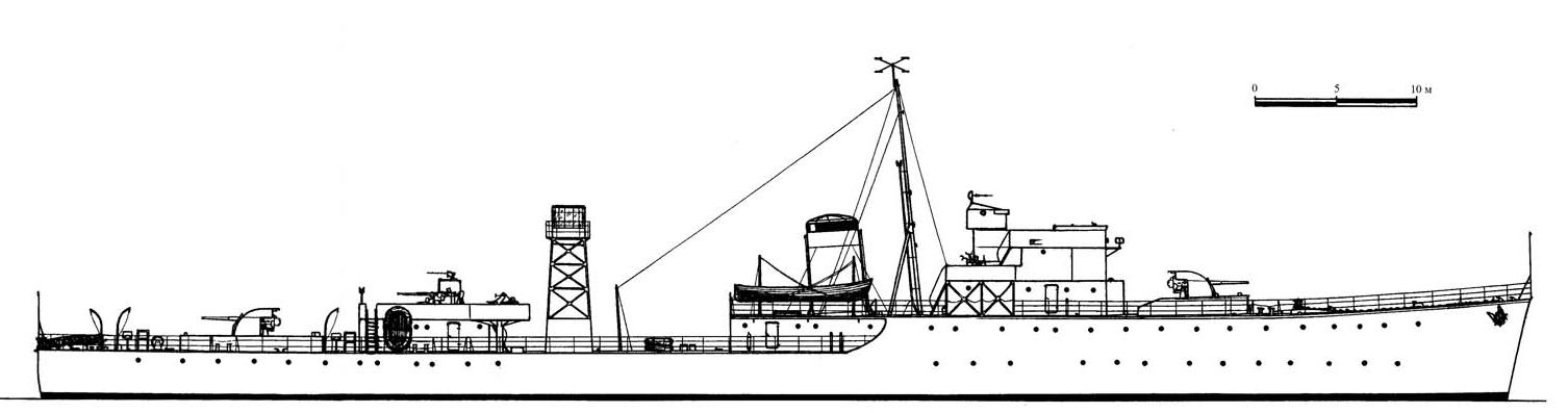 Chinese kiangnan destroyer escort 210 captain