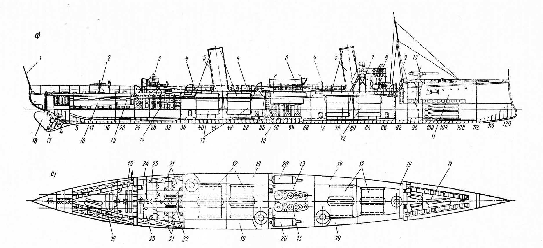 Лацера кита чертеж