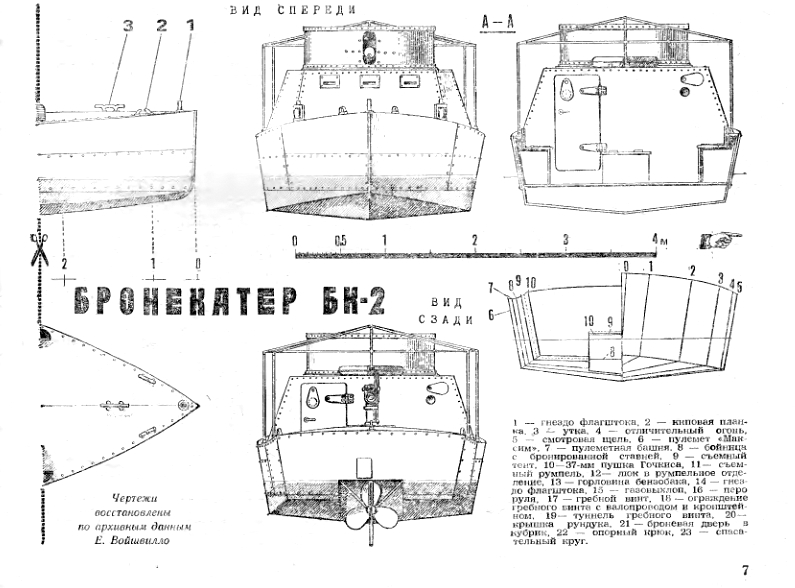 Бронекатер бк 2 чертежи