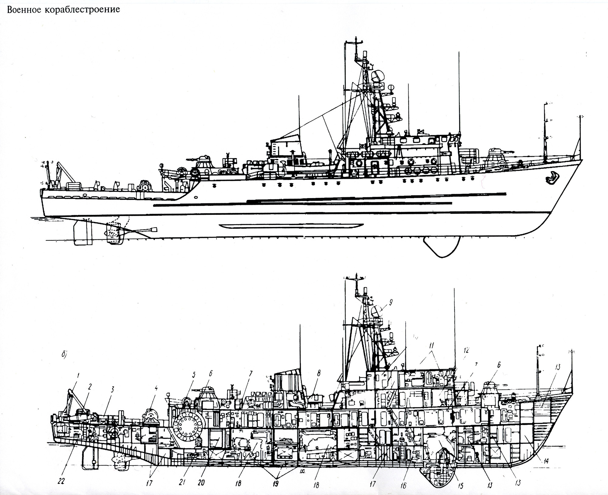 Морской тральщик проекта 266