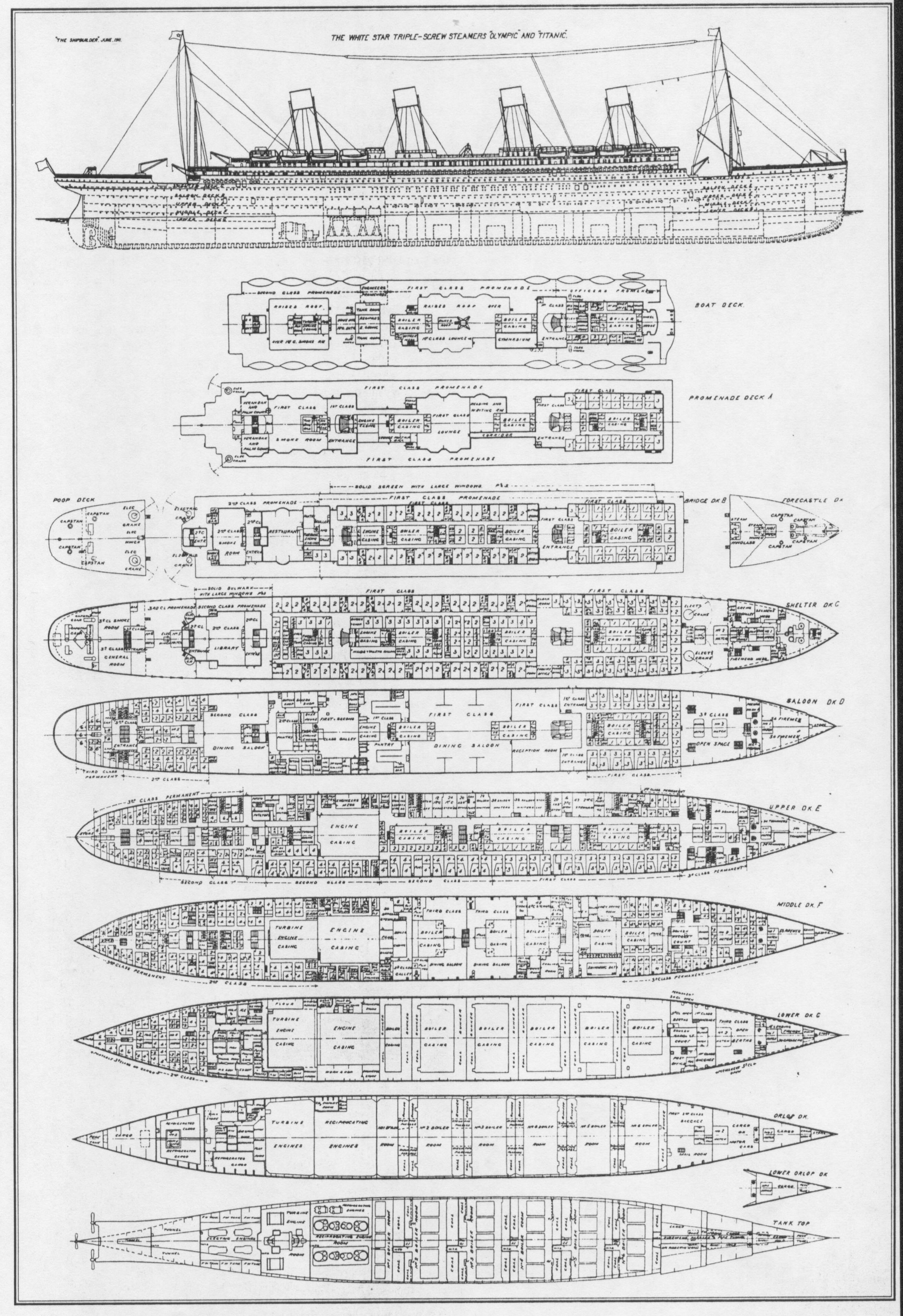 Сборная модель парохода RMS Titanic (Титаник) - купить … Foto 17